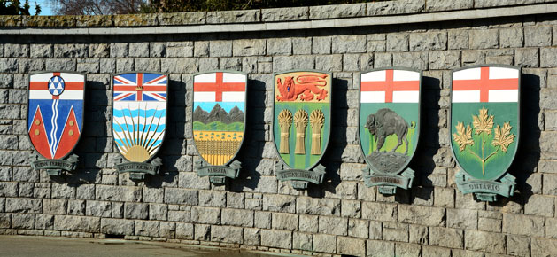 image of several coat of arms